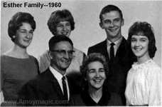 Joe and Marion Esther and family in 1960