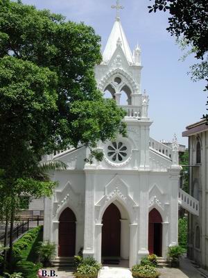 Beautiful Catholic church on Gulangyu Island