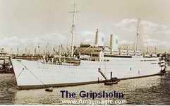The S.S. Gripsholm helped repatriate foreigners during the war between China and Japan