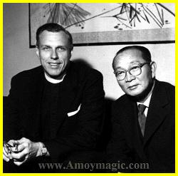 Lin Yutang and an American minister (I forget his name)
