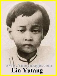 Lin Yutang as a child