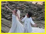 Xiamen Boardwalk is now a popular venue for weddings.    Fukien China