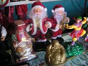 Souvenirs---Buddha, Confucius, Santa with a saxophone, monkey king...