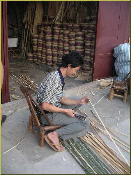 Master bamboo craftsman