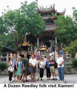 Reedley group visits Xiamen temple From Reedley First Baptist Church