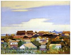 Click Thumbnail for larger image of Forbidden City, Peking, 1931, by Teng Hiok Chiu