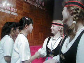 Foreign volunteers at the Xiamen YMCA YWCA