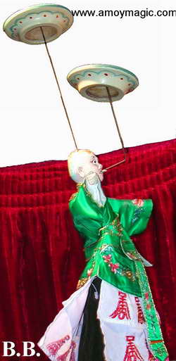 juggling hand puppet