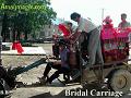 A "modern" bridal carriage in the countryside of Baishuiyang, Fujian