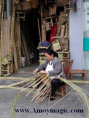 amoy magic guide to xiamen guide to fujian bamboo craftsman traditional bamboo crafts China Fuzhou