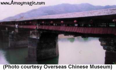 Donguang Bridge, in Yongchun, Quanzhou, Fujian Province--a beautiful Chinese wooden covered bridge