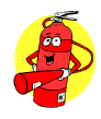 animated gif of fire extinguisher