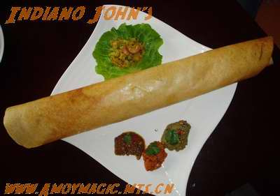 a delightful Indiano John's dish  Amoy Magic Guide to Xiamen and Fujian Fukien