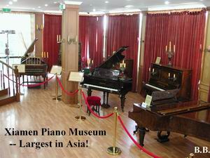 Gulangyu Islet's Piano Museum is the largest of its kind in Asia