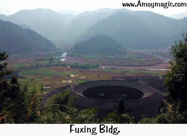 Hakka roundhouse earthen house mistaken by NASA and CIA for missile silo in Fujian China