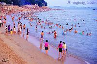 One of Xiamen's many fine beaches along the Island Ring Road